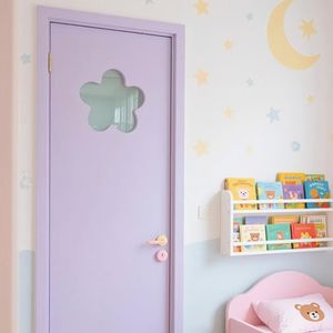 <span class=keywords><strong>ประตู</strong></span>ห้องนอนเด็ก ทำจากไม้จริง ปิดผิวด้วยวีเนียร์ พร้อมกรอบ สำหรับเด็กผู้หญิง แบบบานสวิง - Product Image 4