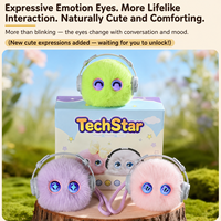 Jouet en peluche intelligent IA personnalisé en gros, interactif et parlant, avec yeux LED et Wi-Fi 4G pour enfants