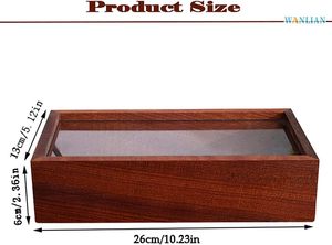 Thêm sâu tre hoa bóng hộp với sắt kim loại khung hoa khô hiển thị hình ảnh cho Nhà tưởng niệm khung ảnh bằng gỗ - Product Image 2