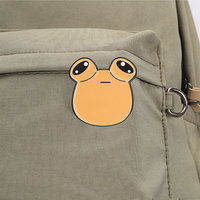 Mini Broche Émaillée Tête de Grenouille Mignonne, Amusante, Trois Émotions, pour Amateurs d'Animaux, Cadeau de Collection