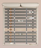 Meubles de luxe modernes pour chambre à coucher, lit capitonné taille King&Queen, cuir anti-rayures, éponge haute densité, bois massif, lit moelleux