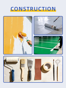 Revêtement <span class=keywords><strong>de</strong></span> sol en sable coloré époxy auto-nivelant haute densité résistant aux rayures pour bâtiments commerciaux - Product Image 5