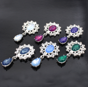 10ชิ้น/ถุง28*48มิลลิเมตรจี้ขนาด<span class=keywords><strong>เล็ก</strong></span>โลหะผสมเพชรเข็มกลัดเสื้อผ้าหมวกเครื่องประดับทำมือ DIY ตกแต่งเครื่องประดับ - Product Image 1