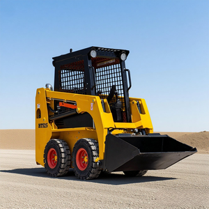 รถตักดีเซลแบบลื่นไถลผลิตจากจีนที่มีช่วงการดำเนินงานที่แข็งแกร่งและส่วนประกอบหลักของเครื่องยนต์ - Product Image 1