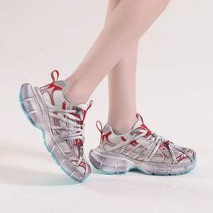 2025 printemps nouvelles chaussures pour femmes Torre semelle épaisse Couple hommes et femmes rétro Sneaker Paris sangle - Product Image 3