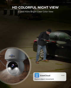 <strong>Esee</strong> <strong>Cloud</strong> 4MP IP66 Wireless WiFi CCTV Security Camera System Outdoor Sports Detection Night Vision SD Card Solar Powered PTZ - Product Image 5