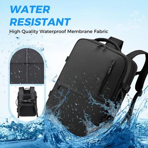 <span class=keywords><strong>Sac</strong></span> à dos de voyage extensible grande capacité avec logo personnalisé pour ordinateur portable, idéal pour le travail et les affaires, pour hommes et femmes - Product Image 5