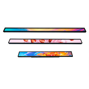 Promotion de centre commercial écran d'étagère LCD Ultra mince résolution 4K système Android Windows étagère affichage de barre étirée - Product Image 1