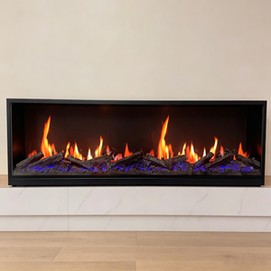 <span class=keywords><strong>Chimenea</strong></span> Eléctrica Ultrafina con Pantalla LCD, Panel Táctil y Temporizador <span class=keywords><strong>para</strong></span> Decoración de Interiores, Sala de Estar - Product Image 4
