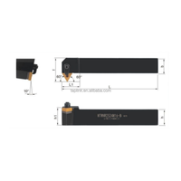 Porte-outil de tournage externe carré en carbure revêtu MTWNR/L-B pour tour CNC - Outils de coupe OEM