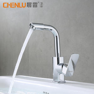 Robinet de lavabo Chenlu à poignée unique, avec noyau en cuivre, à poser sur le plan, pour usage domestique - Product Image 3