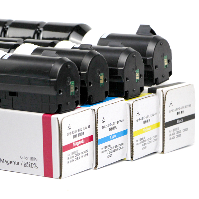 ZJ Compatible NPG-67/GPR-53/C-EXV69 Toner Cartridge for Canon IR-ADV C3330/3325/3320/3525/3520/3530/3020 Copier Toner