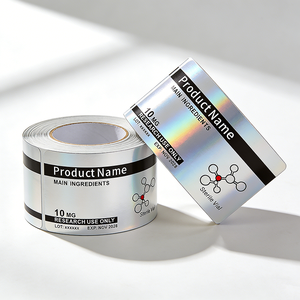 Etiquetas Personalizadas para Viales de 3ml-30ml, Resistentes al Calor, Adhesivo Fuerte, <span class=keywords><strong>Vinilo</strong></span> Impermeable, Impresión Láser/a Color - Product Image 3