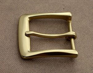 40Mm Tùy Chỉnh Kích Thước Bên Trong Chiều Rộng Rắn Brass Đơn Prong Pin Belt Buckle, Kim Loại Pin Buckle, Belt Pin Buckle - Product Image 3