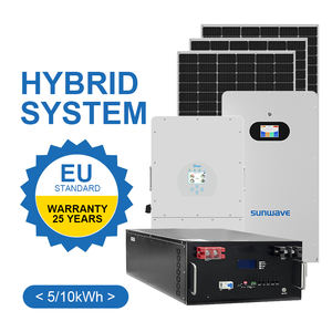 Inversor Deye de 5-12kw 12KVA con Wifi, Versión EU, Batería de Ciclo Profundo LiFePO4 de 10Kwh 20KWh 48V, Sistema de Energía Solar para el Hogar - Product Image 2