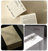 Scatola in Cartone Bianco Ecologica di Alta Qualità, Riciclabile, con Goffratura UV e Stampa a Caldo, Personalizzabile, per Confezioni di Candele