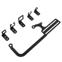 Support de montage de câble de carburateur en alliage d'aluminium, argenté, EZ-EFI pour transmission GM 700R4 ENM014-BK