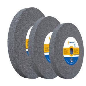 Sản xuất đa mục đích Nâu Corundum Mài bánh xe máy tính để bàn mài máy loại bỏ gờ Thép carbon đánh bóng nhà máy bánh xe - Product Image 1