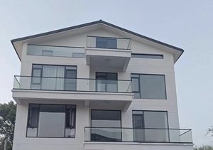 Valla de cristal de aleación de aluminio para exteriores moderna, columna de barandilla, fácil instalación para hogares, hoteles para balcones, villas, características - Product Image 3