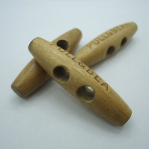 Tùy chỉnh khắc Side Logo Shape 2-lỗ Nút chuyển đổi tự nhiên áo bằng gỗ với độ bền cao và có thể giặt Các tính năng - Product Image 2