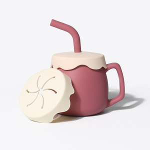 Fabrikadan kişiselleştirilmiş Logo sıcak satış taşınabilir amerikan tarzı bebek emme kasesi kaşık çatal Bib silikon bebek besleme seti çocuklar için - Product Image 4