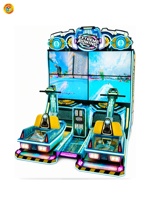 Machine de jeu d'arcade de course de bateaux à monnayeur 2550 x 3100 x 2780 mm pour salles d'arcade et parcs familiaux