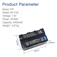 Paket Baterai NP-F550 Baterai Kamera Digital Lithium Ion Isi Ulang 2200mAh untuk Penggunaan Fotografi - Tersedia di Stok