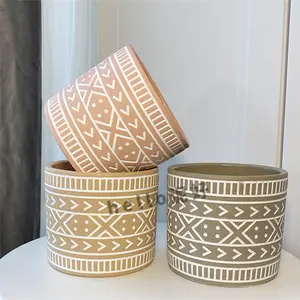 Großhändler billig nordischen Keramik Zement saftigen Blumentopf Innen garten Dekoration Blumentopf Zimmer pflanzen töpfe zum Verkauf
