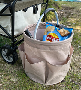 Cesta de Almacenamiento Plegable Ecológica y Portátil para Jardín, Bolsa de Tela para Artículos de Aseo, Ideal para Picnics al Aire Libre, Herramientas y Artículos del Hogar - Product Image 3