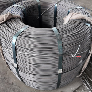 แท่งลวดเหล็กคอนกรีตอัดแข็งดึงเย็น (ลวดเหล็กพีซี) 5.8มม. 9มม. 12มม. มาตรฐาน ASTM ดัดเส้นลวดมาตรฐานสำหรับการก่อสร้าง - Product Image 5