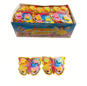 BESTAR Venta Directa <span class=keywords><strong>de</strong></span> Fábrica, <span class=keywords><strong>Dulces</strong></span> Masticables <span class=keywords><strong>de</strong></span> Goma con Sabores Mixtos <span class=keywords><strong>de</strong></span> Frutas Multicolores, Mini Mariposas, Bolsa <span class=keywords><strong>de</strong></span> Golosinas Suaves para Niños - Product Image 4