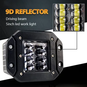 5 inch 40W LED werklampbalk voor Jeep Wrangler auto vrachtwagen offroad boot ATV spotbeam 9D lens LED lampen rijmistlamp 12V 24V - Product Image 3
