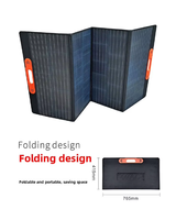 Panneau Solaire Pliable 300W à Succès Commercial pour Stockage d'Énergie, Silicium Monocristallin, Utilisation Extérieure, Camping, Domestique et Urgence
