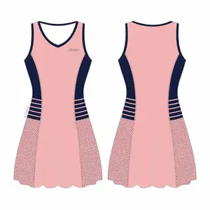 Vêtements de sport de golf taille haute respirants OEM de haute qualité, robe de tennis, jupe de tennis de gymnastique de yoga pour femmes, vêtements de tennis personnalisés