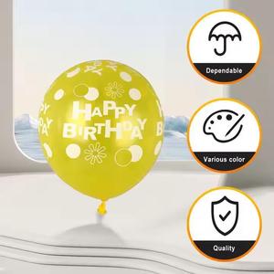 Ensemble de ballons en latex personnalisables imprimés numériquement en 6 couleurs pour la décoration de fête d'anniversaire, utilisation adulte - Product Image 6