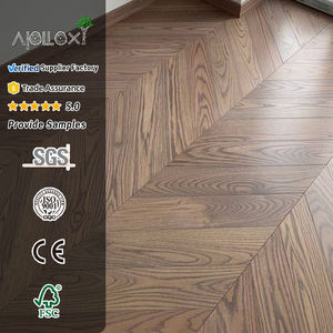 Apolloxy - Piso de Madera de Ingeniería Natural, Económico, con Textura de Parqué, Roble Blanco Europeo, IEC62321, E0 E1 - Product Image 1
