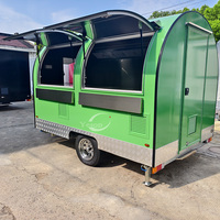 Cuisine mobile, remorques alimentaires entièrement équipées, remorque mobile pour pizza, camions de restauration rapide avec cuisine complète à vendre