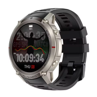 Montre connectée robuste pour homme 2026 DM59 avec GPS intégré, cartes hors ligne, étanchéité 5ATM, appels Bluetooth, suivi sportif, logo personnalisé OEM
