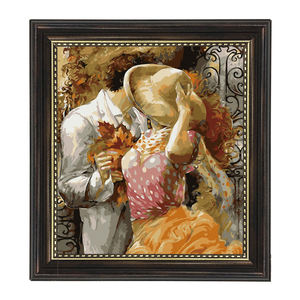 Cadre photo universel PS, moulures noires et vertes, idéal pour diverses œuvres d'art, <span class=keywords><strong>photos</strong></span> - Product Image 3