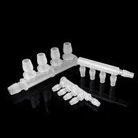 Croix B8x4-8 et 10 voies barbelées Type jardin en plastique Tube polypropylène tuyau connecteur séparateur raccords de tuyauterie