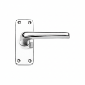 Modern Aluminum Backplate <b>Door</b> Handle Set for Villa Hotel <b>Bedroom</b> <b>Doors</b>-Easy Installation From India - Product Image 1