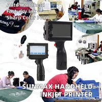 Imprimante jet d'encre portable à écran tactile intelligent XP600, encre à séchage rapide 12,7 mm, machine de codage de date d'expiration, de lot, de QR code et de logo, garantie 1 an