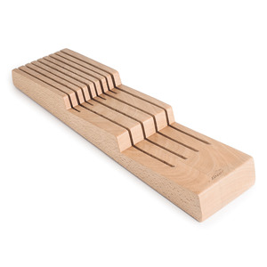 Portacoltelli Lacor a 10 scomparti in legno per l'organizzazione della cucina - Product Image 1