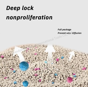 Litière pour chat en bentonite naturelle, écologique, en forme de boule, 8 kg, 10 L, hautement absorbante, agglomérante, pour un nettoyage <span class=keywords><strong>efficace</strong></span> des animaux de compagnie - Product Image 3