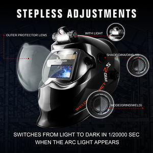 Casco de Soldadura Personalizado de Fábrica TRQ con Asistencia de Iluminación Nocturna para Exteriores - Product Image 6