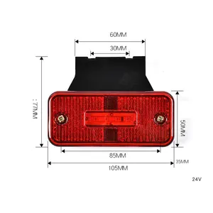 High Bright Side Marker Light Lamp Trailer Side Light