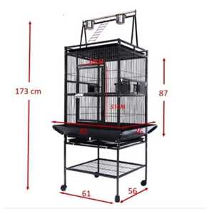 Sıcak satış yeni varış büyük uzay kuş kafesi papağanlar ve Macaws Jaulas Para Pajaros papağan & Parakeet kafes Pet kafesleri - Product Image 5