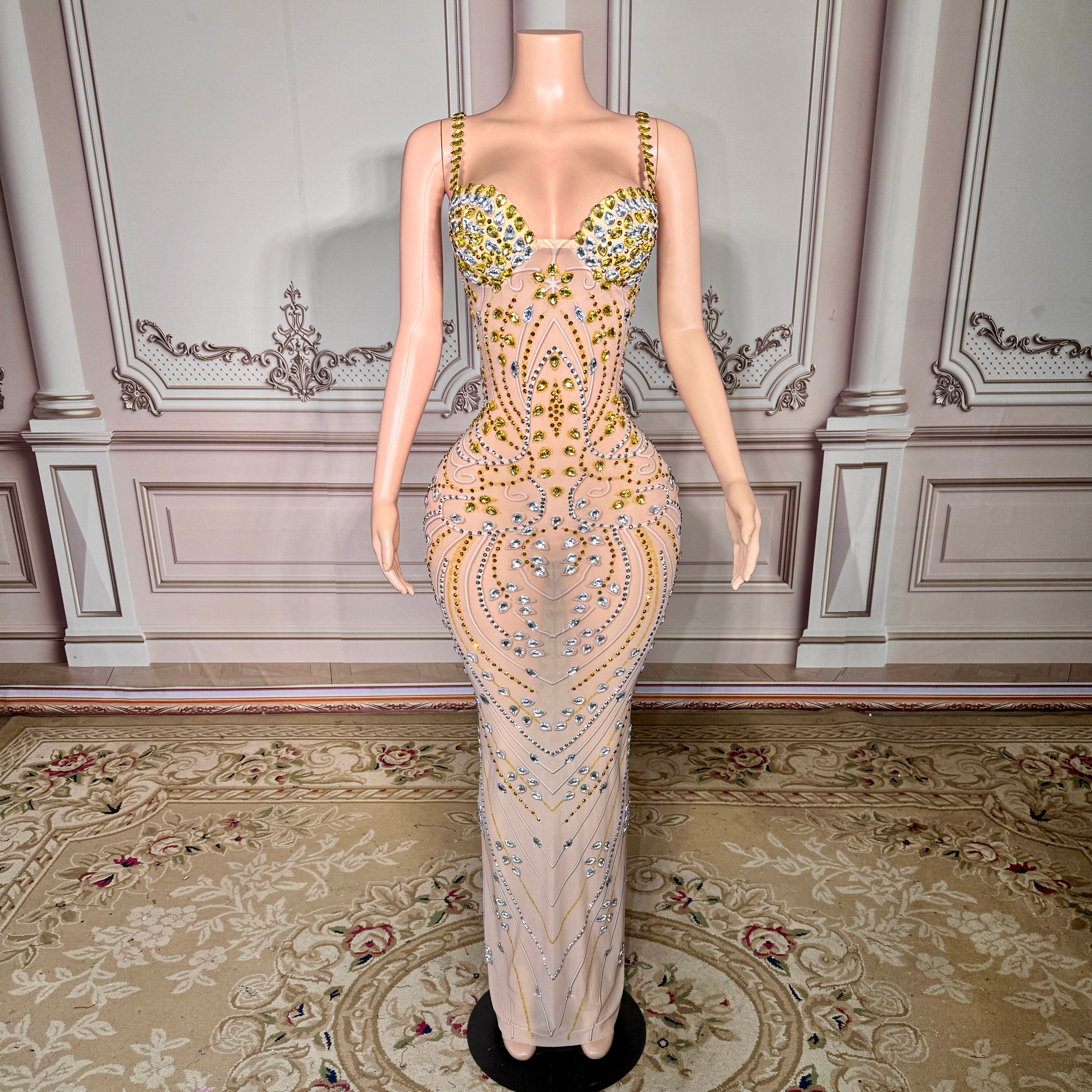 Shop Long Gold Backless Dresses - Elegant & Sexy Fashion