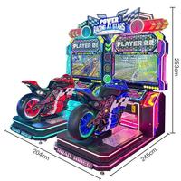 Vente chaude japonais émulateur Arcade Racing Game Machine 42 pouces haute définition LCD moto monnayeur sans fil