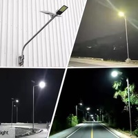 Vente en gros de lampadaire monocristallin Offre Spéciale Batterie au lithium 60W100W200W300W500W commercial Lampadaire solaire à led